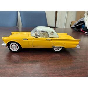1957 Yellow Ford Thunderbird Car